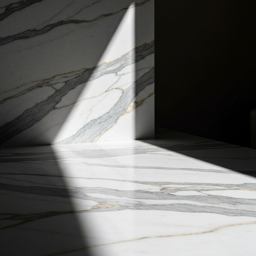 Luxurious marble surface